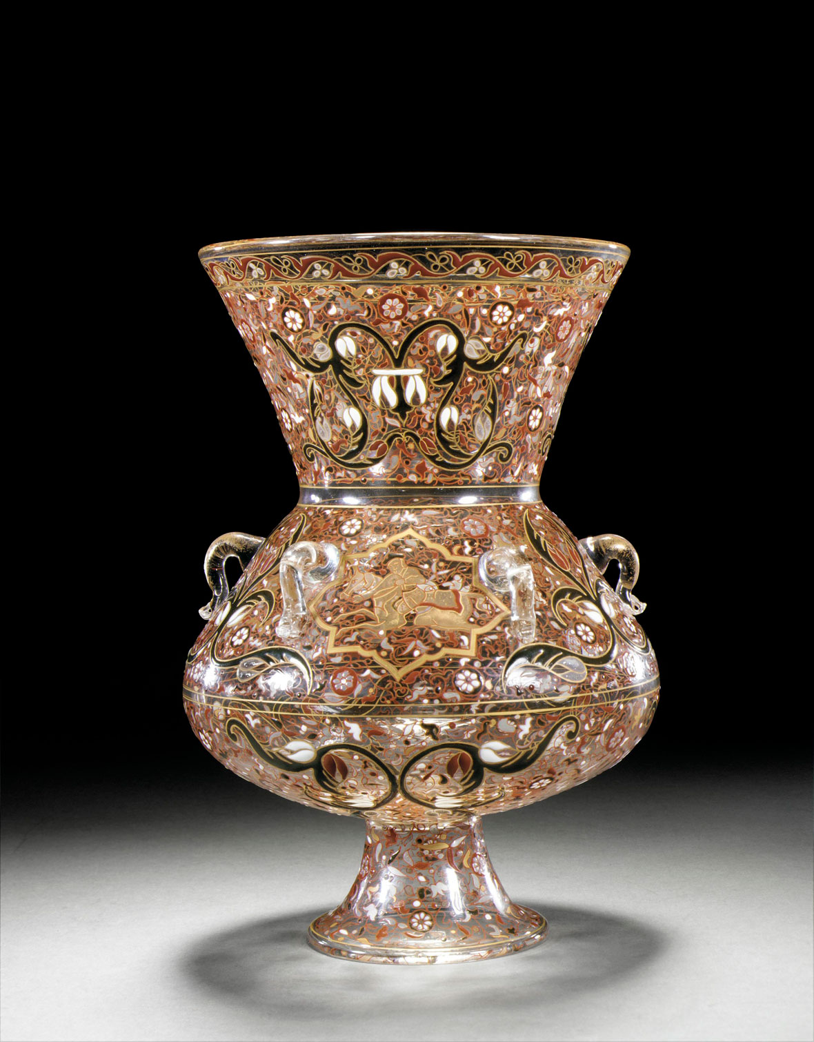 A Mosque Lamp by Galle